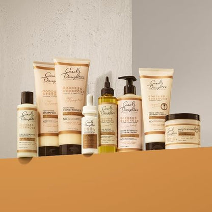 Carol's Daughter Goddess Strength Fortifying Conditioner For Wavy, Coily and Curly Hair, Sulfate Free Conditioner with Castor Oil for Weak Hair, 11 Fl Oz