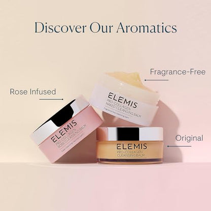 ELEMIS Pro-Collagen Cleansing Balm Makeup Remover, Daily Hydrating Facial Cleanser, Oil Cleanser, Oil Makeup Remover, Deep Cleanse