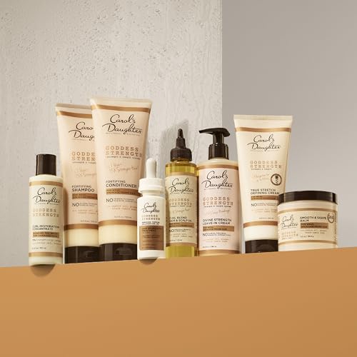 Carol's Daughter Goddess Strength Leave In Conditioner Cream, 10 Fl Oz - Strengthening and Moisturizing for Wavy, Curly Hair