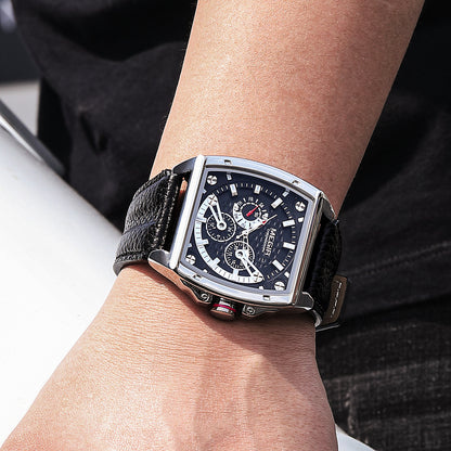 MEGIR Fashion Mens Watches Brand Luxury Waterproof Military WristWatch Leather Sport Quartz Date Weeds Clock Reloj Hombre-2