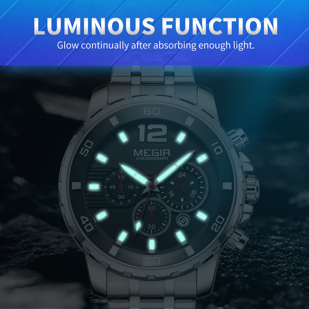 MEGIR Chronograph Quartz Men Watch Top Brand Luxury Military Wrist Watches Clock Men Relogio Masculino Business Wristwatch-11