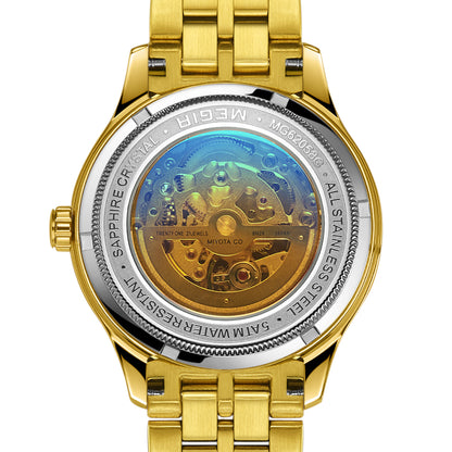 MEGIR Luxury Men Watches Waterproof Automatic Mechanical Watch Stainless Steel Sapphire Gold Business WristWatch Reloj Hombre-11