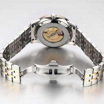 MEGIR Men Watches Stainless Steel Bracelet Sapphire Automatic Mechanical Watch Luxury Business Wristwatches Clock Reloj Hombre-7