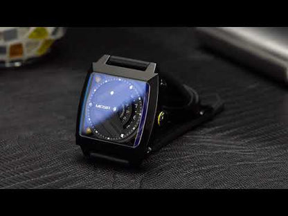 MEGIR Watches for Men Leather Strap Automatic Mechanical Watch Waterproof Business Casual Wristwatch Date Clock Montre Homme-12