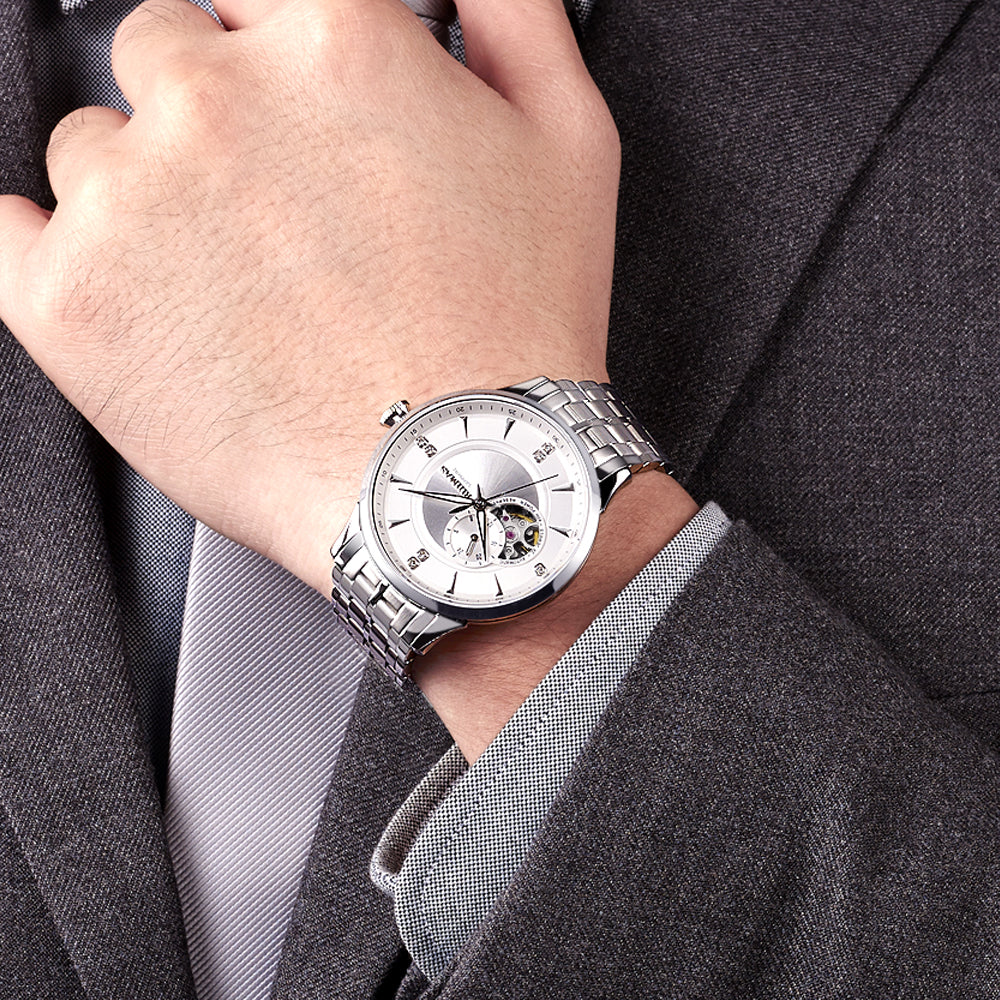 RUIMAS Gold Men Watch Luxury Stainless Steel Automatic Mechanical Watches Sapphire Glass Waterproof Wristwatch Relogio Masculino-3