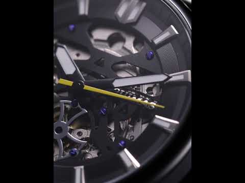 RUIMAS Men's Watch Stainless Steel Automatic Mechanical Wristwatches Luxury Business Man Watches 5ATM Luminous Male Clock 6770-11