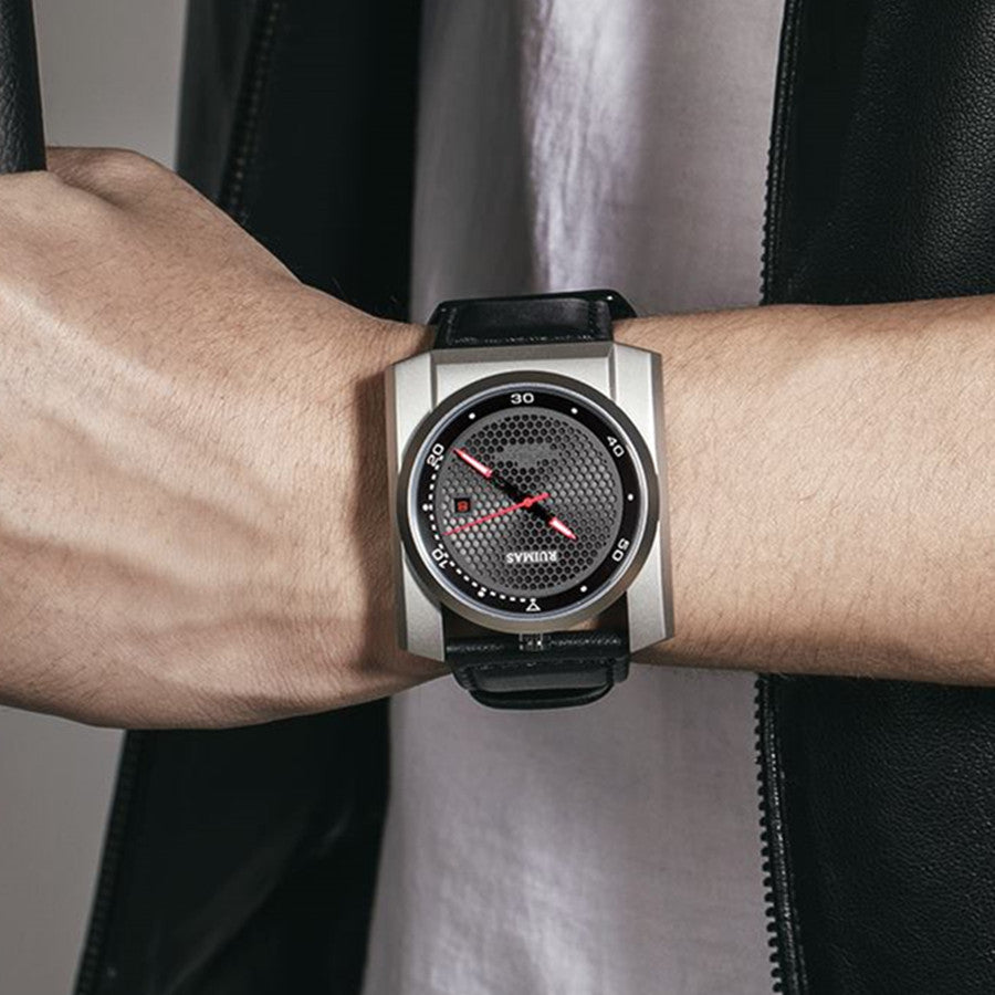 RUIMAS Luxury Men Watches Automatic Mechanical Wrist Watch for Mens Fashion Leather Business Casual Clock Montre Homme 6775-1