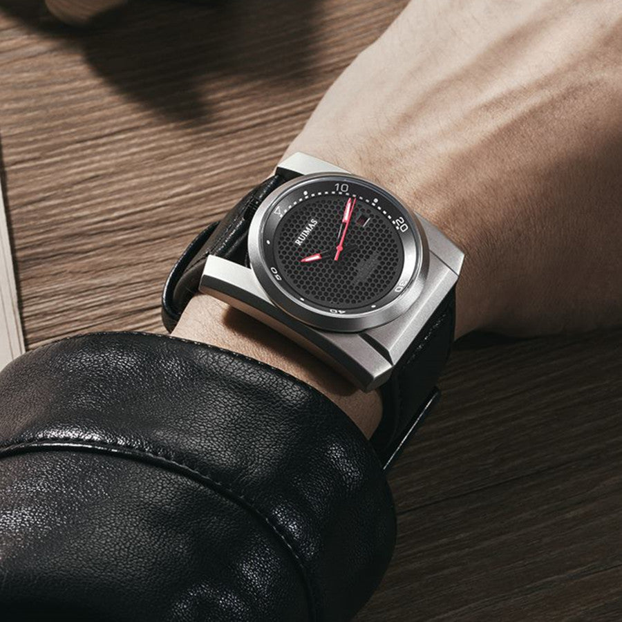 RUIMAS Luxury Men Watches Automatic Mechanical Wrist Watch for Mens Fashion Leather Business Casual Clock Montre Homme 6775-2