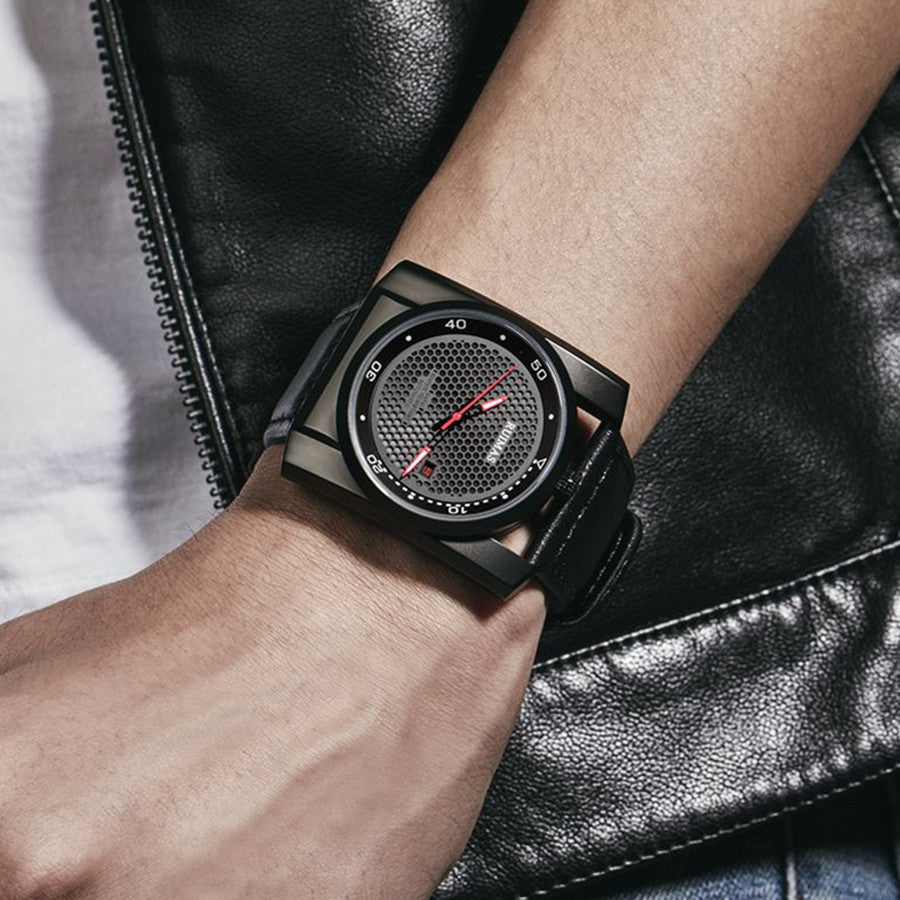 RUIMAS Luxury Men Watches Automatic Mechanical Wrist Watch for Mens Fashion Leather Business Casual Clock Montre Homme 6775-3