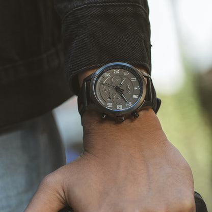 RUIMAS Luxury Casual Sport Watch for Men's Automatic Mechanical Watches Leather Luminous Man Clock Wrist Watch Chronograph 6785-3