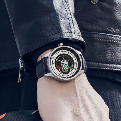 RUIMAS Mens Watches Luxury Fashion Sports Wristwatch Leather Strap Men's Army Military Watch Automatic Mechanical Man Clock 6786-1