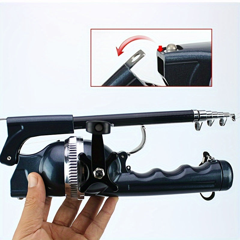 Fishing Rod with Built-in Reel and Line-1