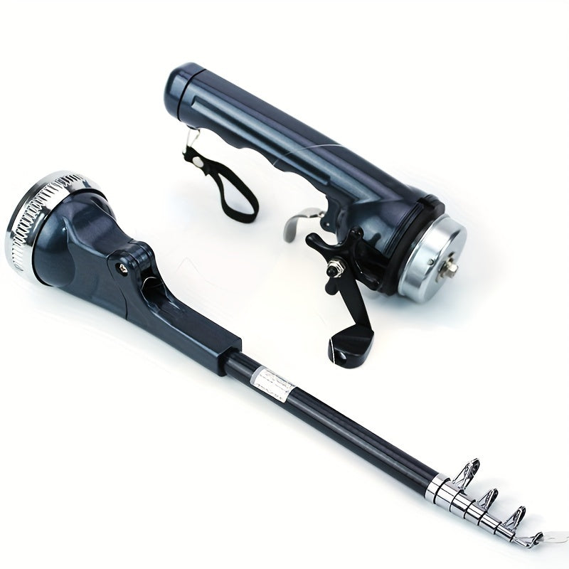 Fishing Rod with Built-in Reel and Line-0