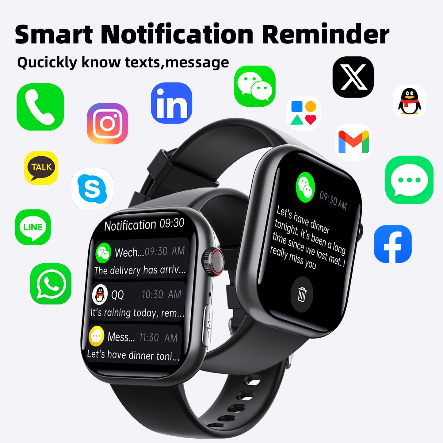Best ECG Smart Watch of 2025 With Blood Pressure Monitor+Blood Glucose Monitoring-3