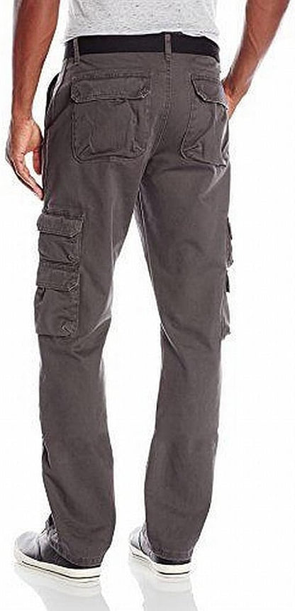 Wrangler Authentics Men&#39;s Premium Relaxed Fit Straight Leg Cargo Pant