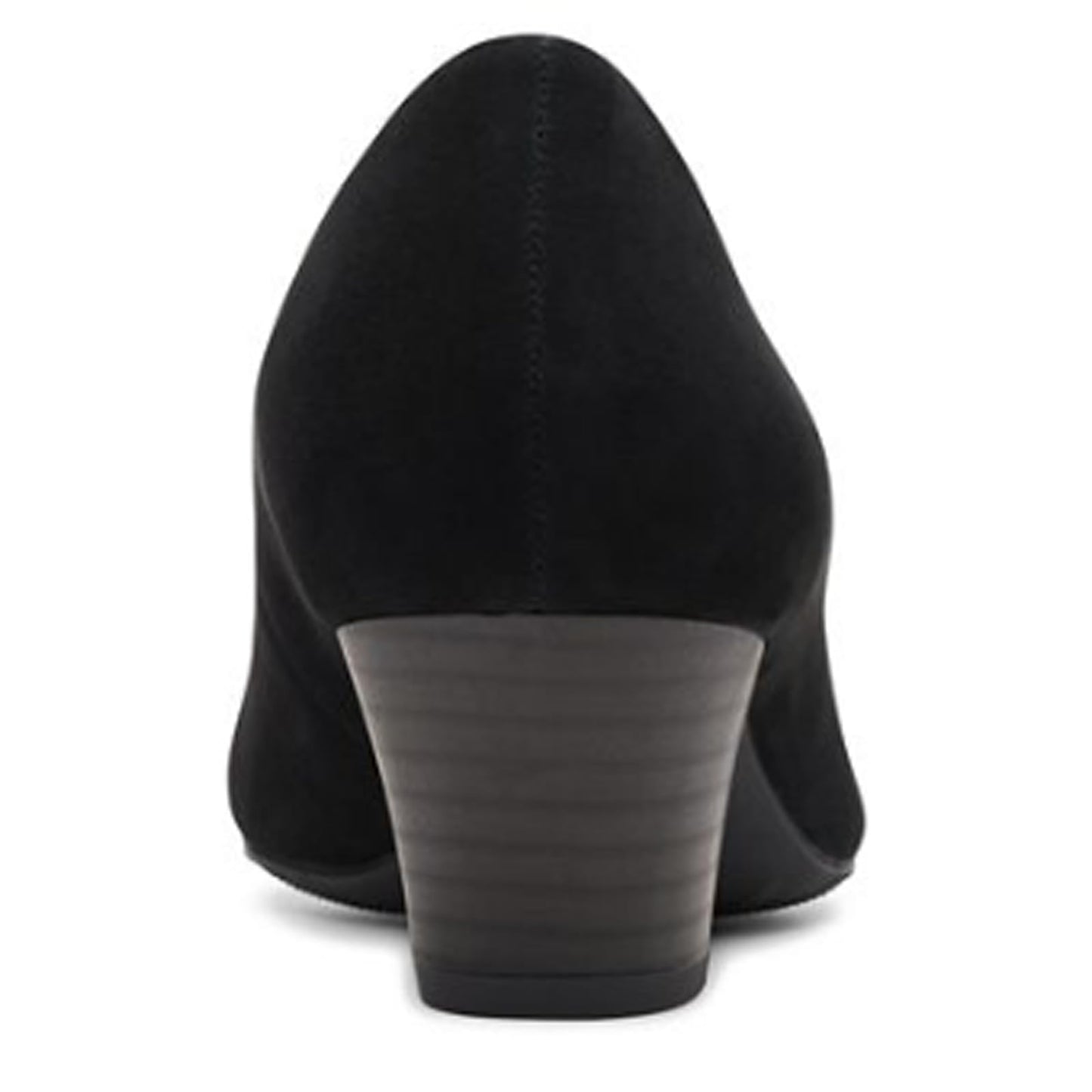 Clarks Women's Teresa Step Pump, Black Suede, 7