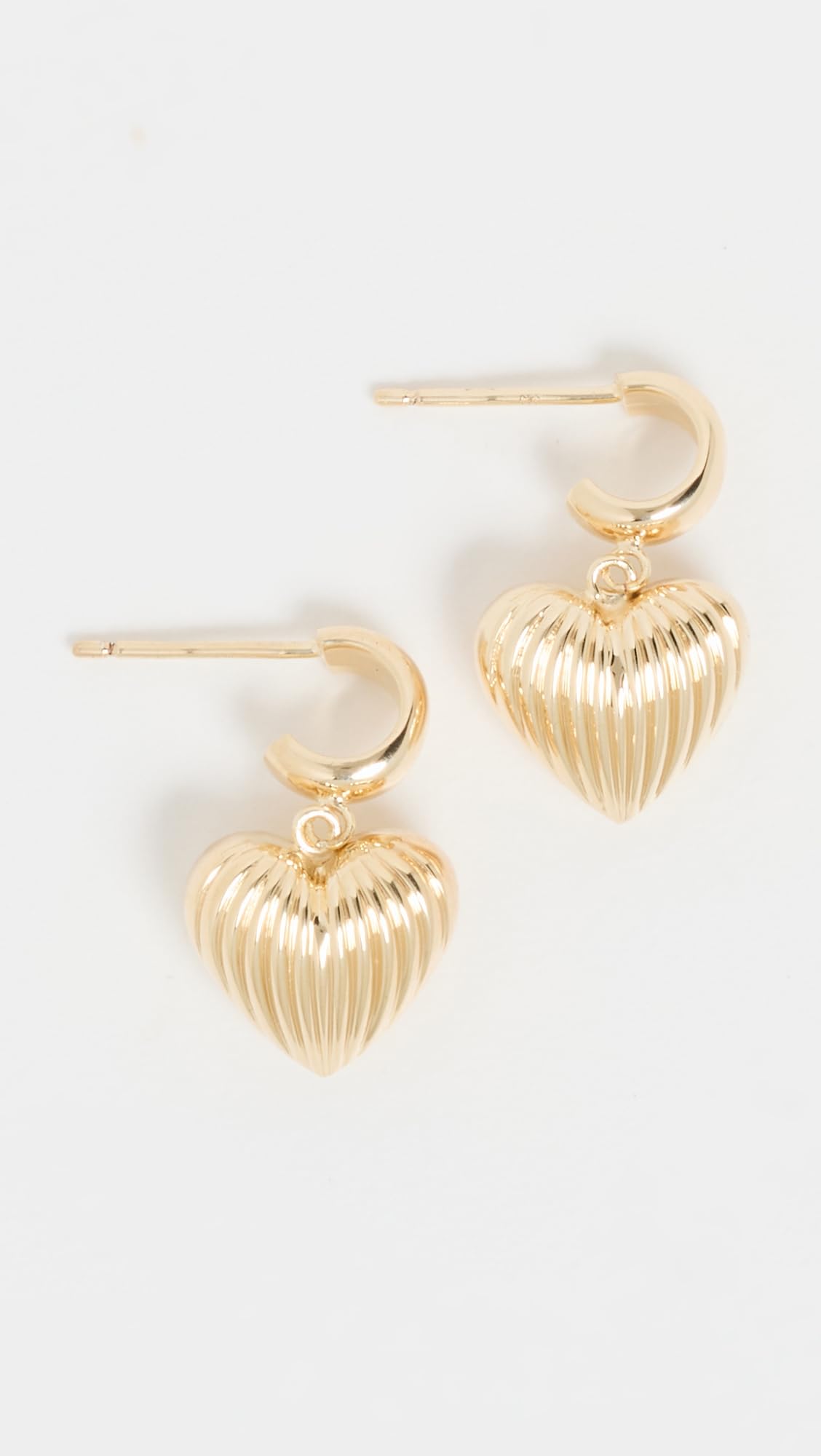 Jennifer Zeuner Jewelry Women's Chara Huggies, Gold Vermeil, One Size