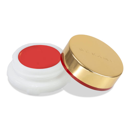 Besame Apricot Cream Rouge - 1938 | Cream Blush for Cheek & Lip with Long Lasting Matte Finish | 1930s Inspired Beauty | Makeup In Reusable Tin | 2-in-1 Lip & Cheek Tint | Sustainable Beauty Routine