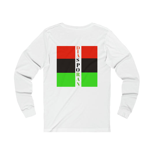 DIASPORAN Unisex Jersey Long Sleeve Tee by SobG Designs