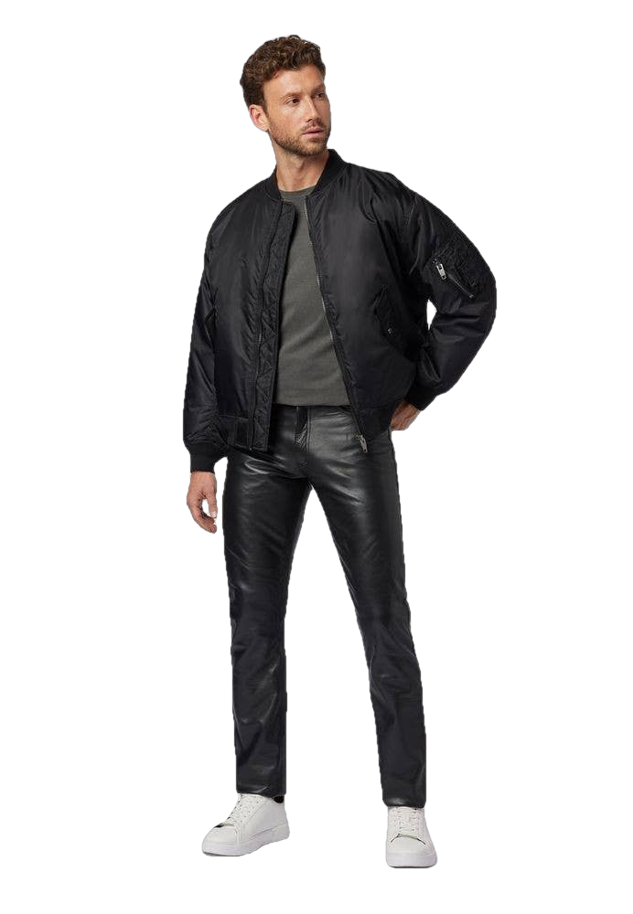 Jagr Men's Sheep Leather Pants-2