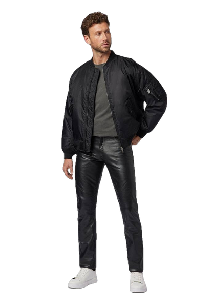 Jagr Men's Sheep Leather Pants-2