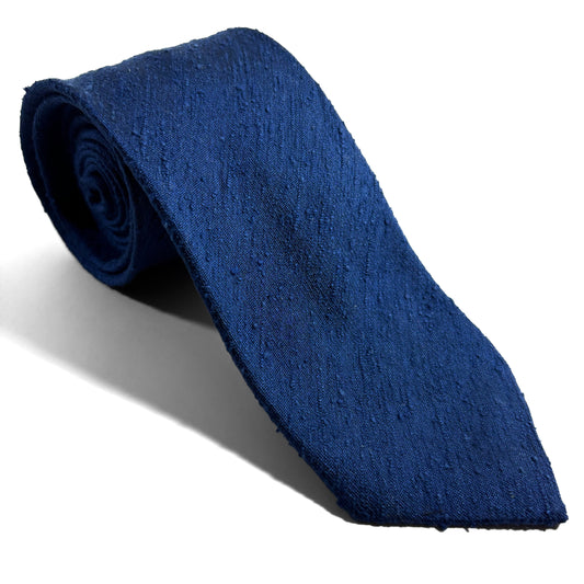 Royal Blue Silk Shantung Tie-0
