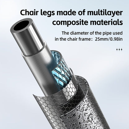 Portable Fishing Chair Adjustable Foldable Black Iron-3