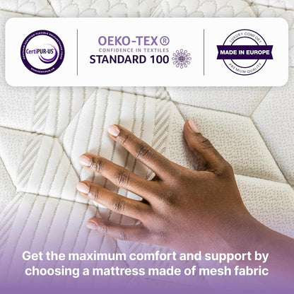 Cooling Gel Infused Hybrid Memory Foam King Mattress-3