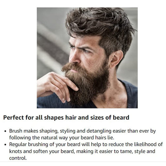 Luxxii (6 Pack) 6" Plastic Color Handle Nylon Bristle Brush Hair Pocket Comb Designed for All Hair Types (Assort Color). Color may vary.