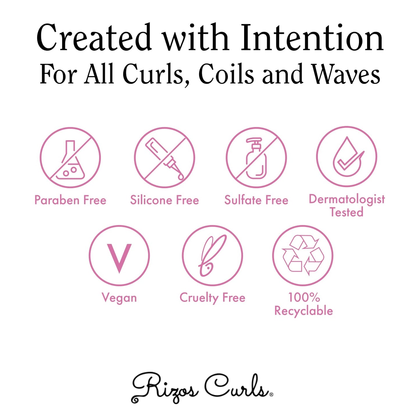 Rizos Curls Volumizing Curl Hair Spray Flexible Hold, Volume & Frizz Control with Aloe Vera Adds Shine & Bounce for All Hair Types Wavy, Curly, Coily, Kinky Sulfate, Paraben & Alcohol-Free