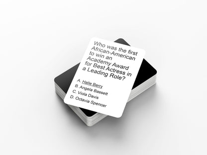Kinfolk Stay Woke - A Trivia Black Card Game Celebrating Black Movies, Music, and Cultural Heritage - Engaging, Educational Entertainment for Groups, Embracing African-American Legacy with Fun.