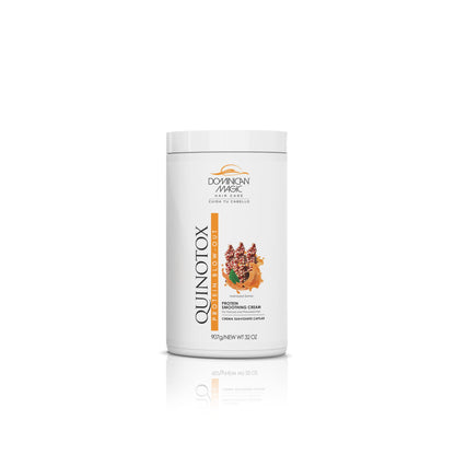Dominican Magic Quinotox Protein Smoothing Cream, Quinoa Hair Botox, Keratin, Volume and Frizz Control, All Hair Types