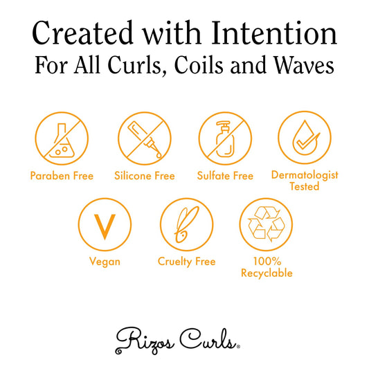 Rizos Curls Nourish Oil Strength & Frizz Control - Improve Split Ends & Repair Dry Brittle Hair Smooths & Hydrates All Hair Types Straight, Wavy, Curly Non-Greasy, Sulfate & Paraben Free