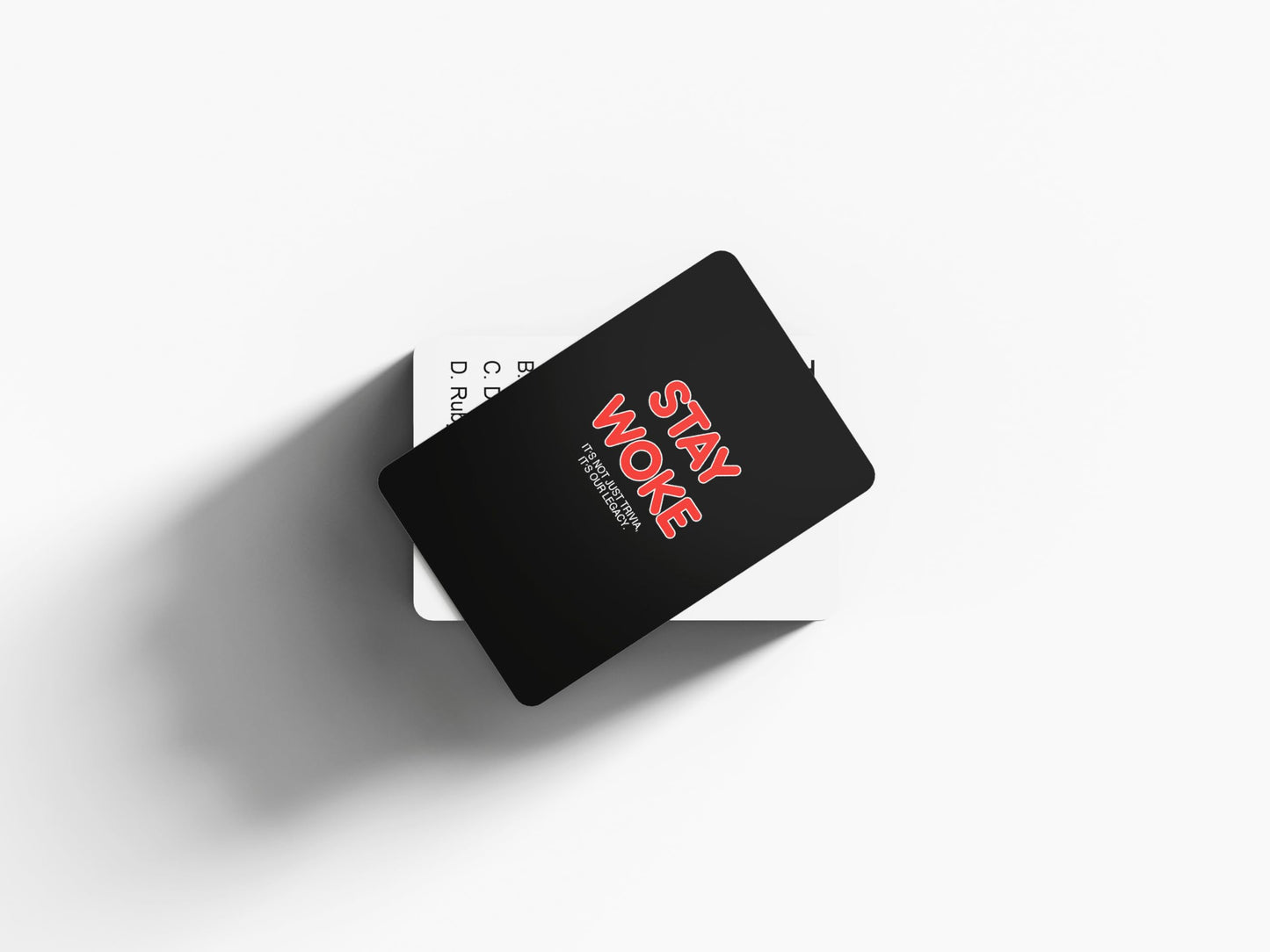 Kinfolk Stay Woke - A Trivia Black Card Game Celebrating Black Movies, Music, and Cultural Heritage - Engaging, Educational Entertainment for Groups, Embracing African-American Legacy with Fun.