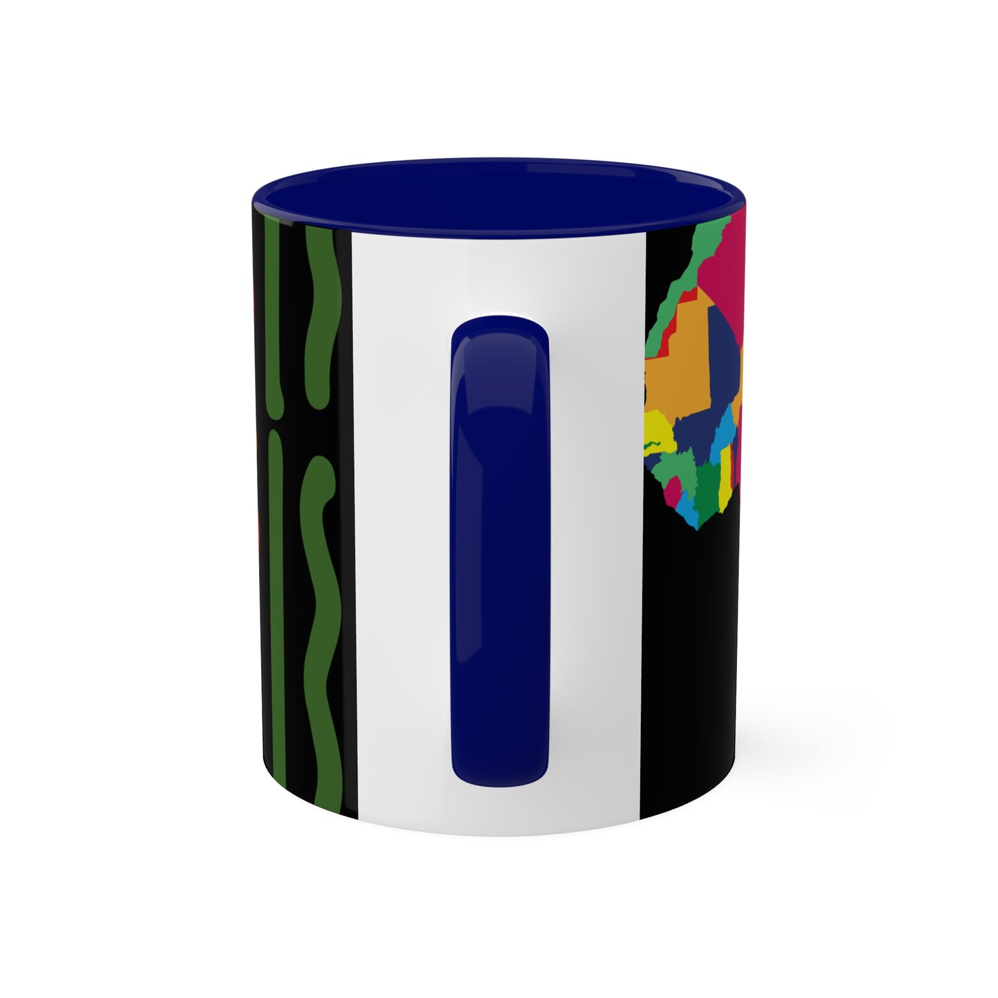 THE AFRICA MAP Colorful Mugs, 11oz by SobG Designs