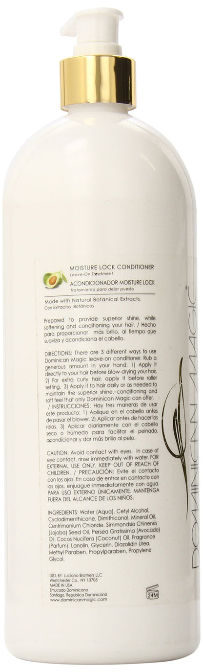 DOMINICAN MAGIC Moisture lock Leave-In Conditioner 32.oz