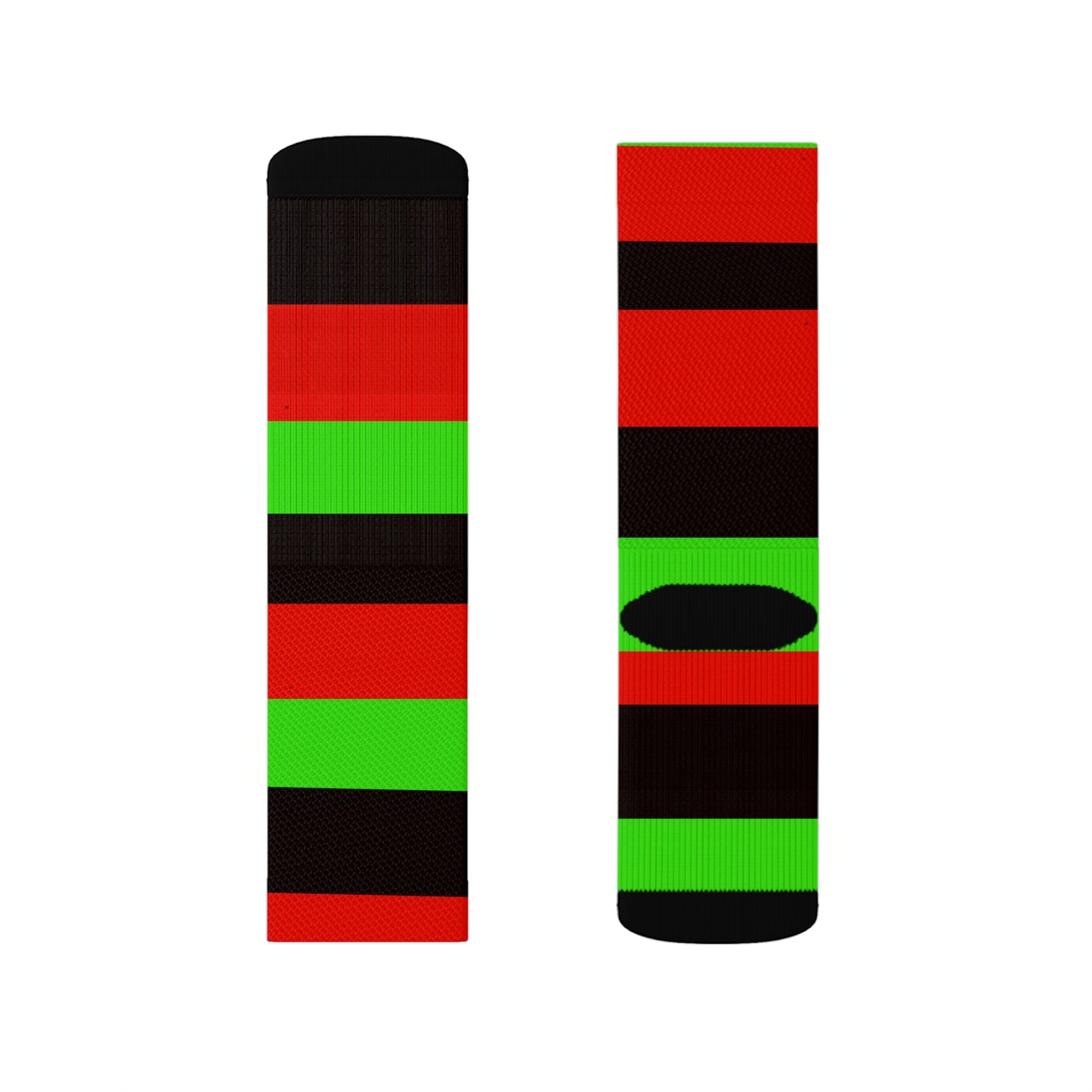 PAN AFRICAN COLORS Sublimation Socks by SobG Designs