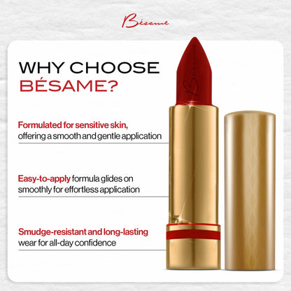 BESAME COSMETICS Rhythm In Red Lipstick - 1934