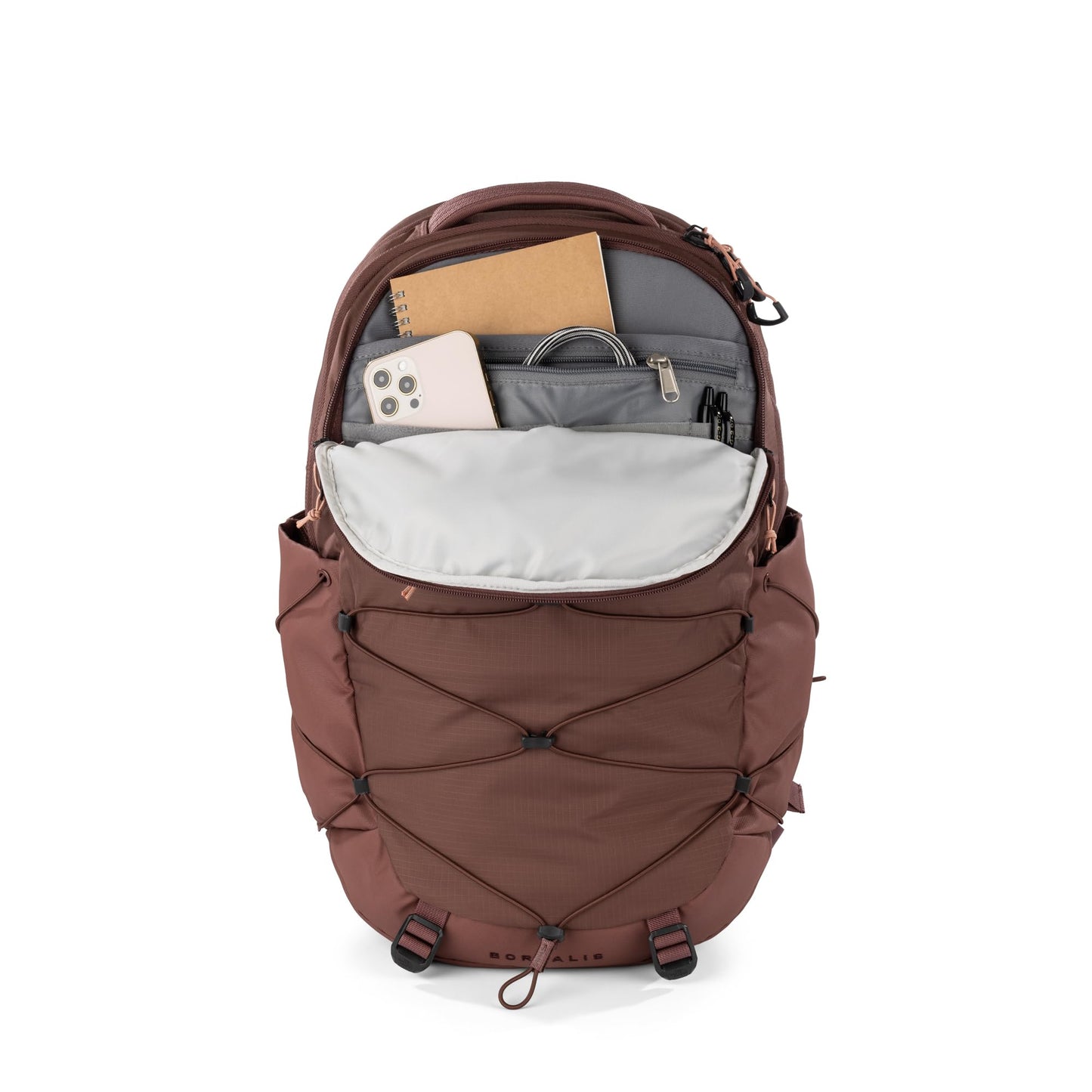 THE NORTH FACE Women's Borealis Commuter Laptop Backpack, Marron Purple/Pink Clay