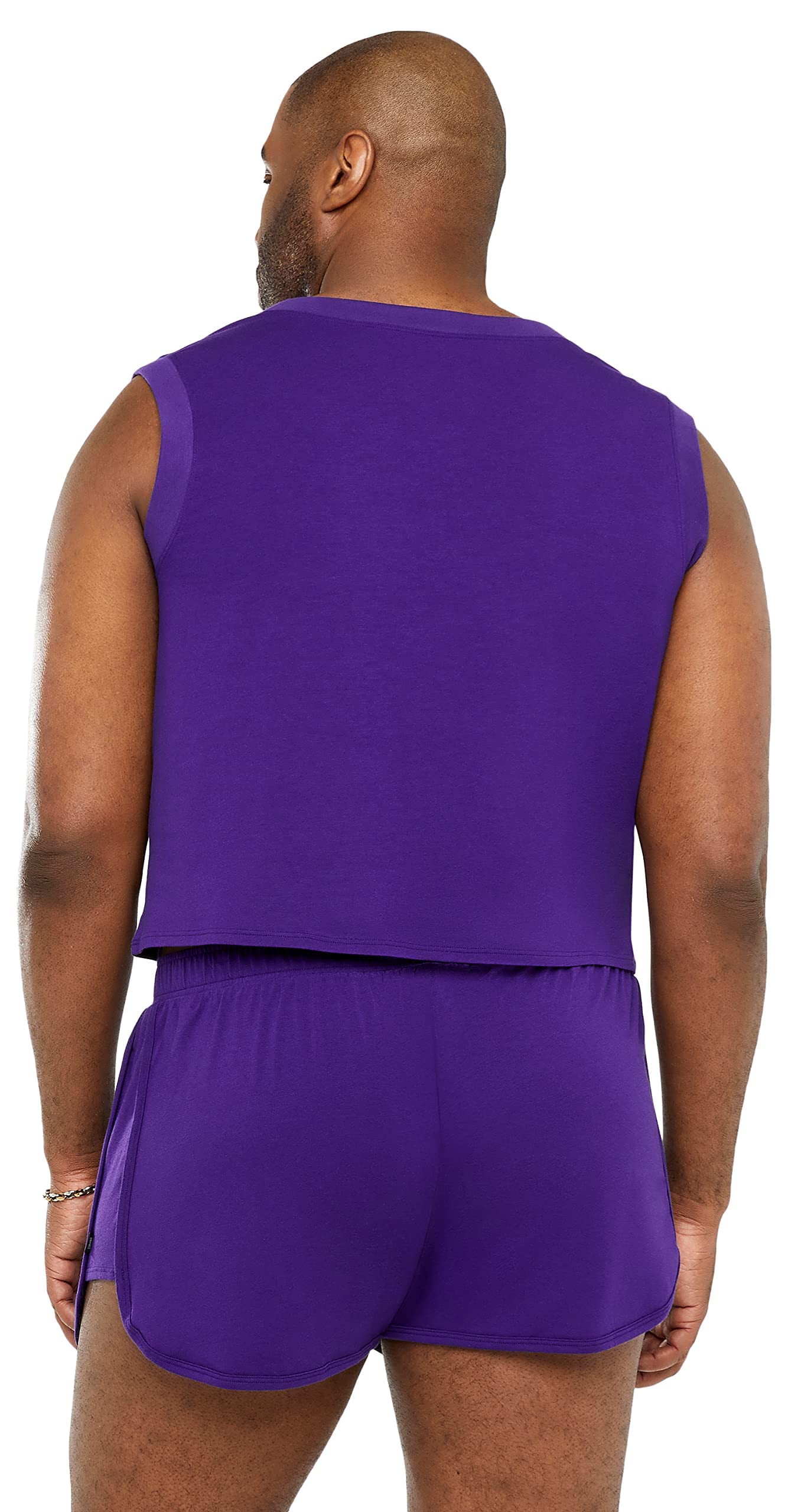 Savage X, Men's Sleep Tank, Purple Currant, L