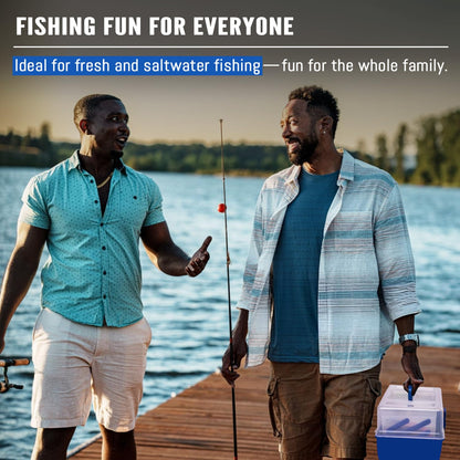 Vipfish 448-Pcs Fishing Lures Kit – Complete 3-Layer Tackle Box Set with Hooks, Weights, Bobbers, Pliers, Rigs, Leaders, Fluorocarbon Line, Accessories & More for Kids Fishing Gear