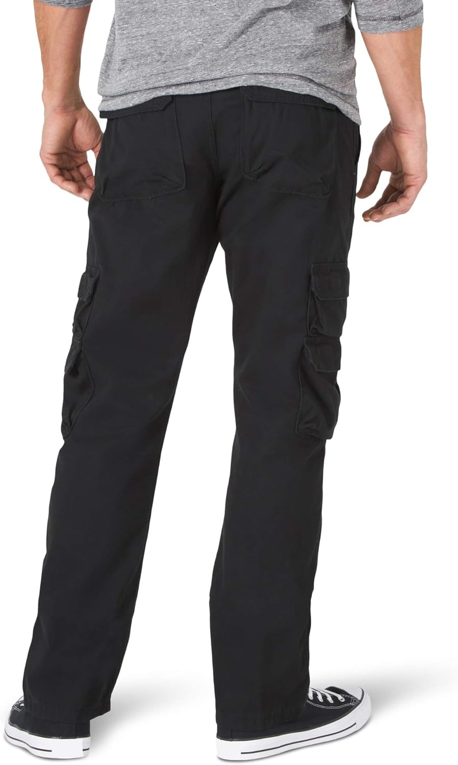 Wrangler Authentics Men&#39;s Premium Relaxed Fit Straight Leg Cargo Pant
