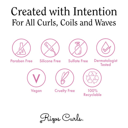 Rizos Curls LOC Method Bundle, Refresh and Detangle Spray & Nourish Oil & Curl Defining Cream Bundle, Add Deep Moisture while Detangling and Adding Shine