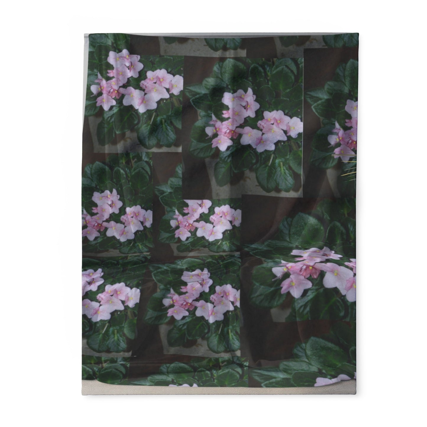 African Violet Fleece Blanket by SobG Designs