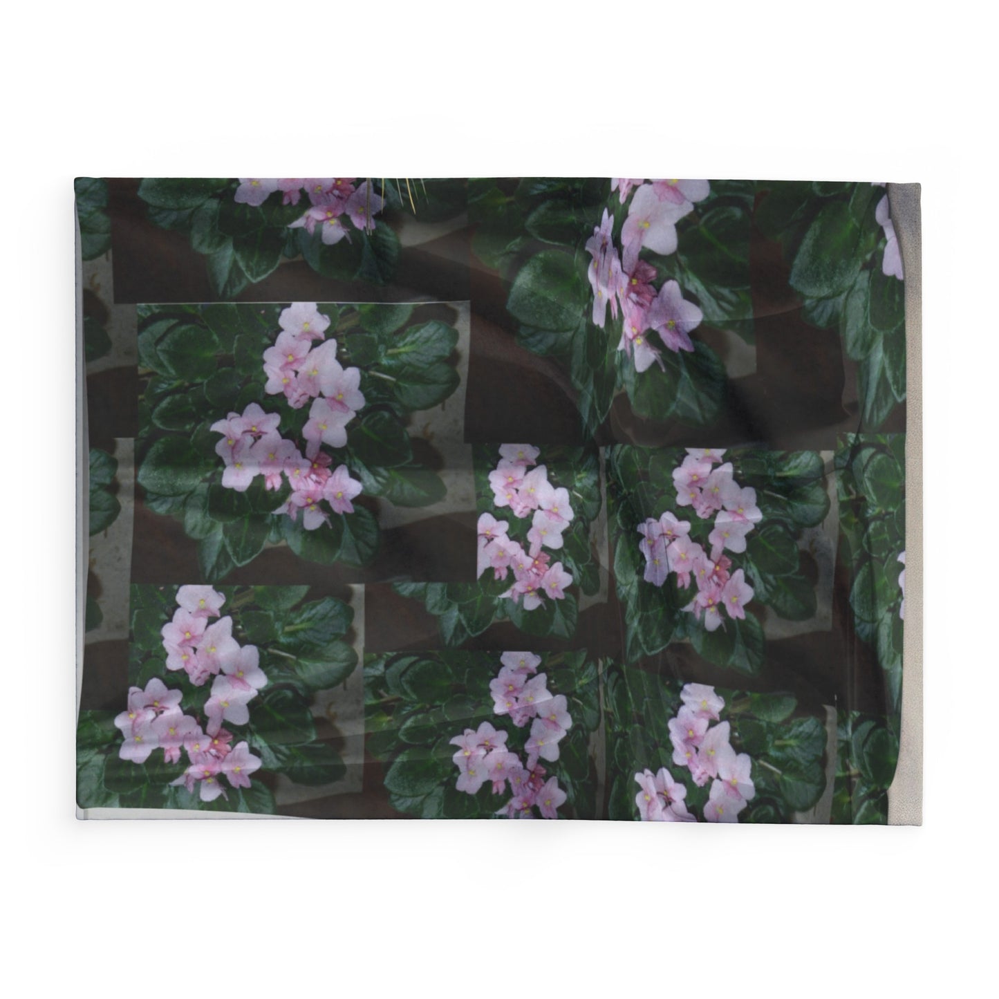 African Violet Fleece Blanket by SobG Designs