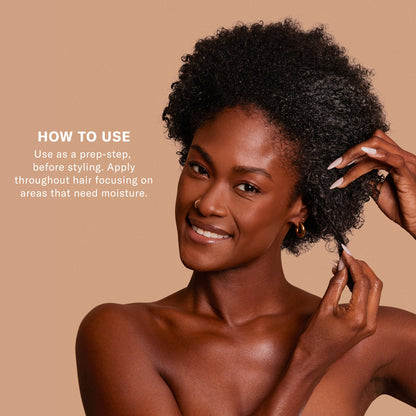 Rizos Curls Multivitamin Leave-In Heat Protection Up to 450°F - Vitamin E & Argan Oil Strengthen, Repair & Add Shine to Straight, Wavy, Curly, Coily, Kinky Hair Types Sulfate & Paraben Free