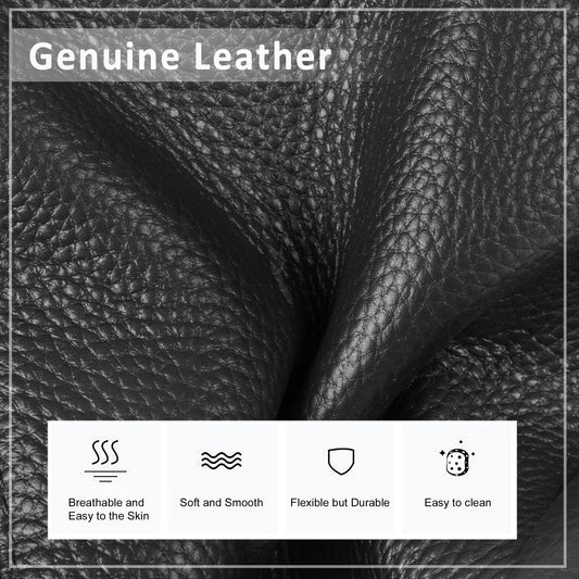 befen Black Genuine Leather Hobo Bags Purses for Women, Women's Shoulder bag Handbags Crossbody Bag with 2 Shoulder Straps