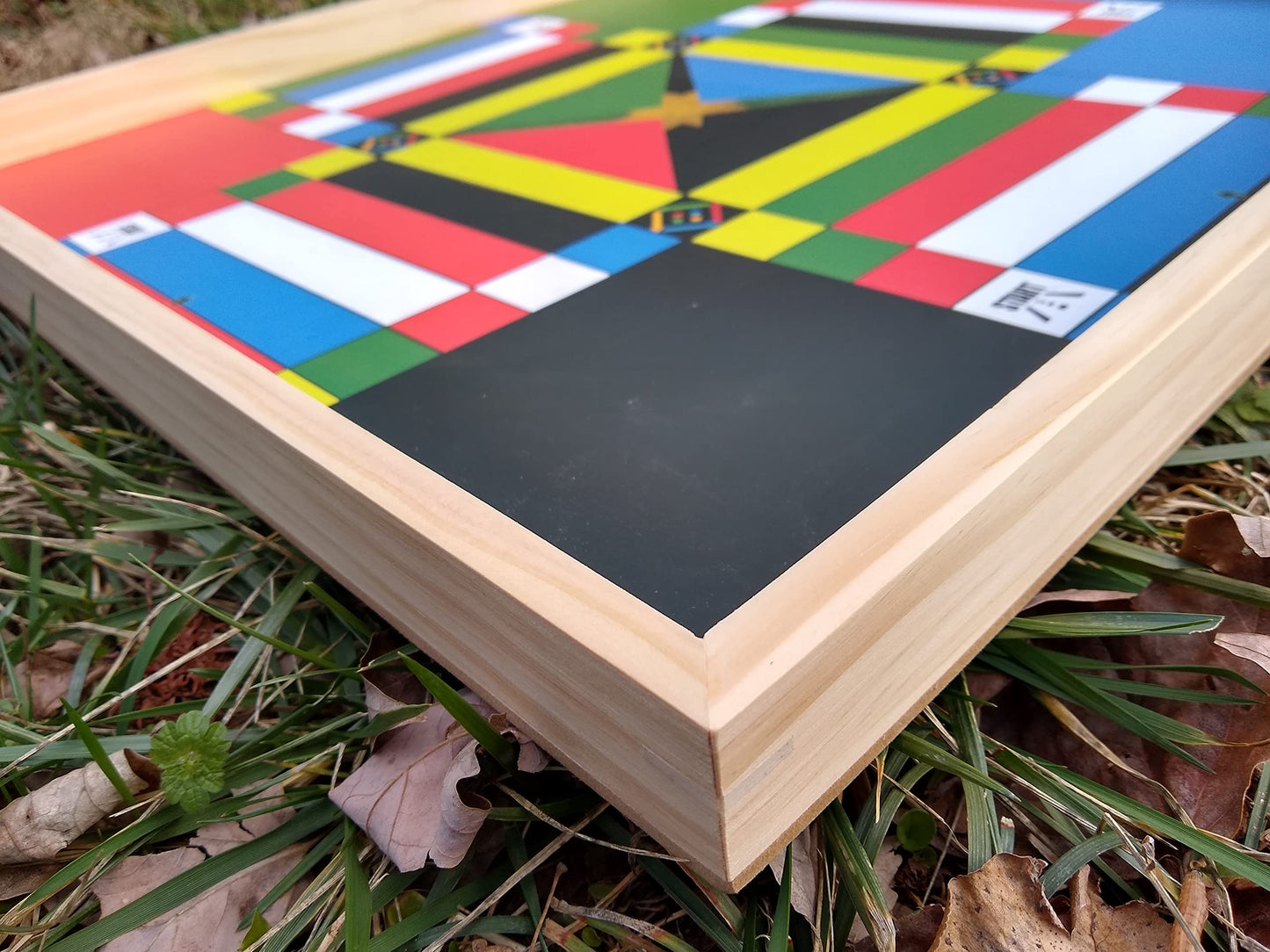 JAMAICANLUDO Jamaican Ludo Original Edition | 24in x 24in Board Game | Family Game Night Activity | Fun Easy Multi-Player Entertainment (4 Players, Ages 6+)