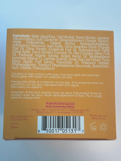 Rizos Curls Vitamin C Hair Repair Mask, Deeply Moisturizes & Hydrates, Softens & Minimize Frizz while Adding Shine, For Dry Damaged Hair, Infused with Shea Butter, 10 oz
