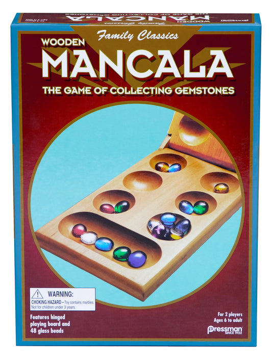 PRESSMAN TOYS PRE442606 MANCALA-AGES 6 TO ADULT; 2-4 PLAYERS